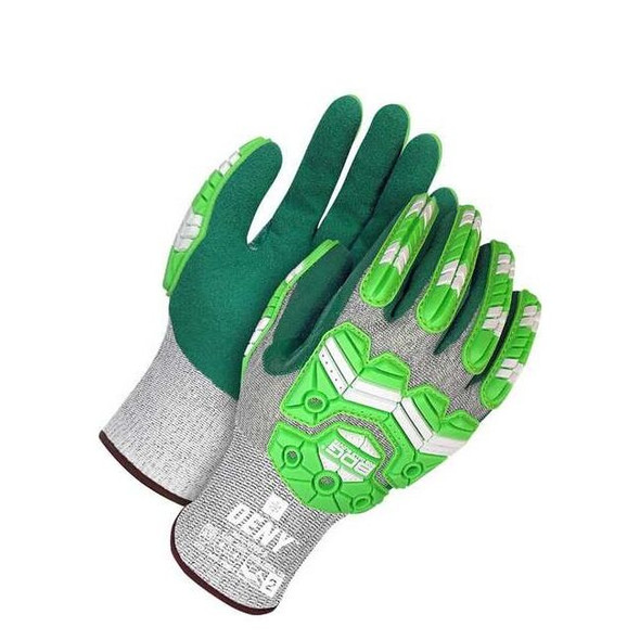 Cut-Resistant Impact Gloves, Cut Level A6 ,Dipped ,Nitrile ,Sandy ,XS 1 PR