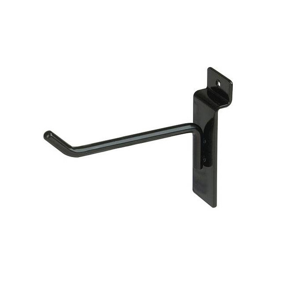 Econoco Hook, Blk, 4 in L, 1/2 in W, PK96 EBL/H4