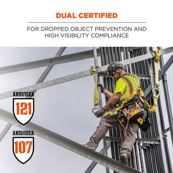 Ergodyne Safety Vest,ANSI Class 2,L/XL Size 24175