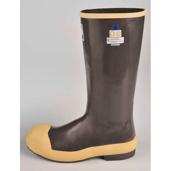 Xtratuf Men's Tall Rubber Boots, 10 Steel Toe, 15" H, Tan, 22271G/G 22271G/10