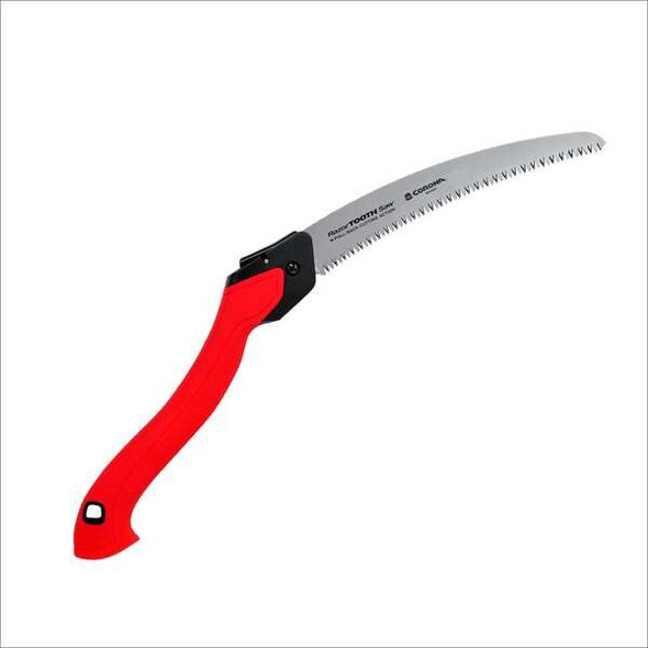 RazorTOOTH Folding Saw, Steel 10 in L Blade, Plastic Handle, 12 1/4 in Tool L