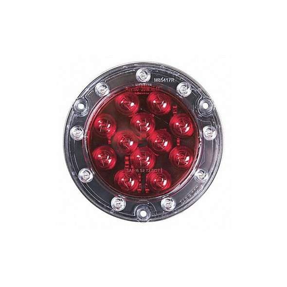 Maxxima Stop/Turn/Tail Light,Red,1/2" D,1/2" H M85417R