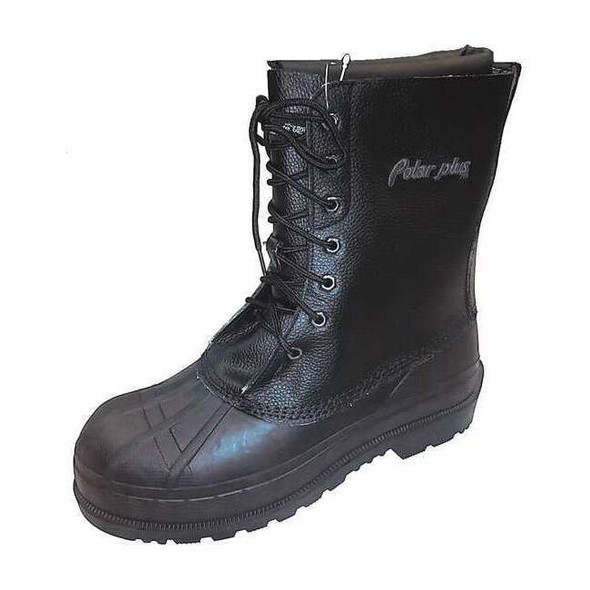 Men's 8-Inch Work Boot, 9 M, Steel Toe, 8 in H, Black, 5799-GR
