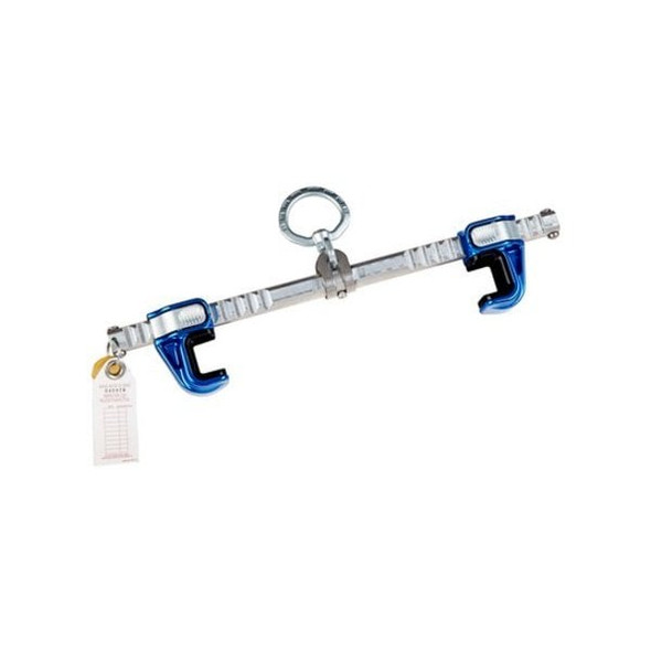 Sliding Beam Anchor, 14 in Length, 420 lb Weigth Capacity, Aluminum, Stainless Steel Anchor