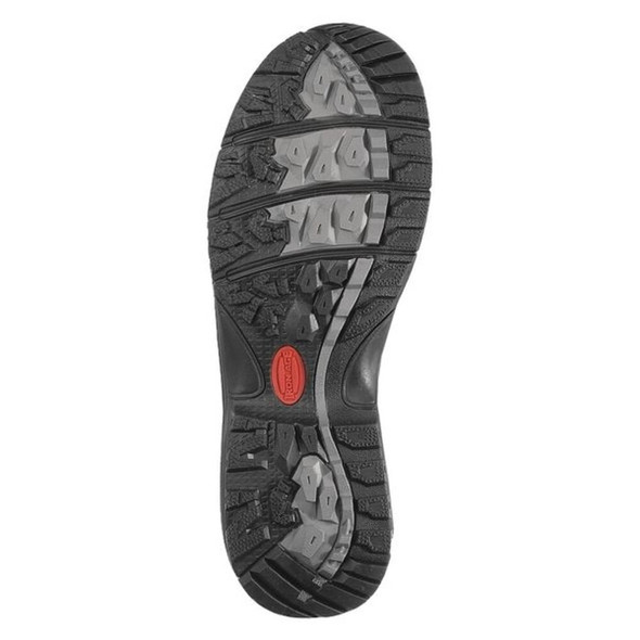 Men's 6-Inch Work Boot, 9 1-2 M, Steel Toe, 6 in H, Black, IA5150