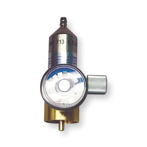 Industrial Scientific Gas Regulator, 0.5Lpm,CGA600 18100933