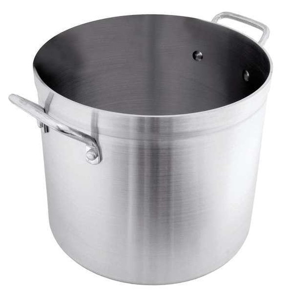 Crestware Stock Pot,15 15/16 in Dia,Aluminum POT50