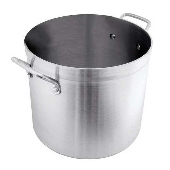 Crestware Stock Pot,15 15/16 in Dia,Aluminum POT50