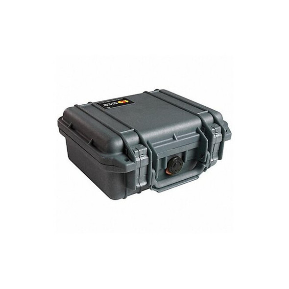 Pelican Black Protective Case, 10.62" L x 9.68" W x 4.87" D 1200