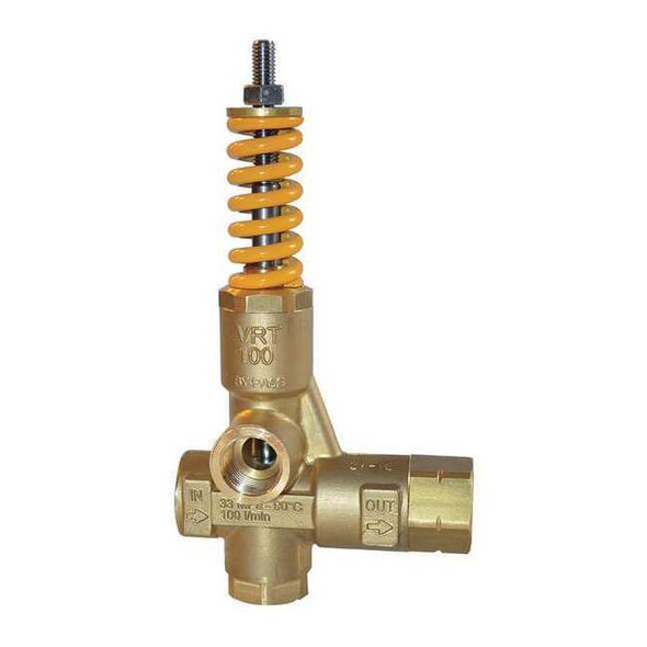 Mecline Unloader Valve,26.4 gpm,4800 psi,Brass VRT100-330