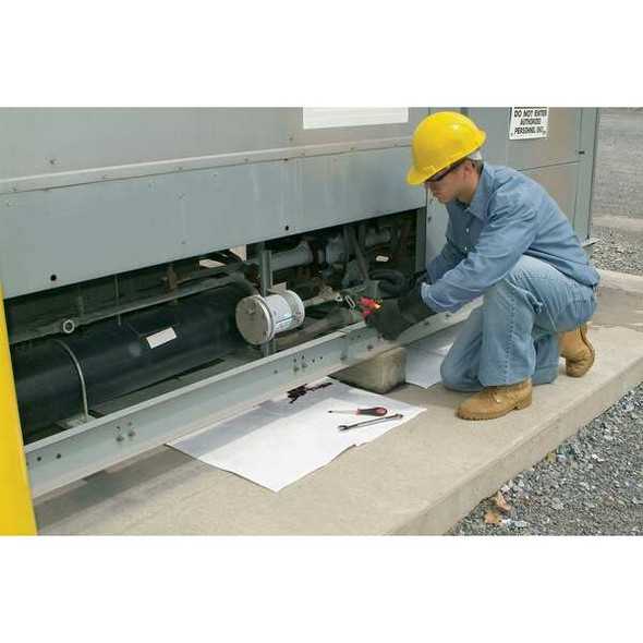 Spilltech Sorbent Pad, 33 gal, 15 in x 19 in, Oil, White, 100 PK WPX100H