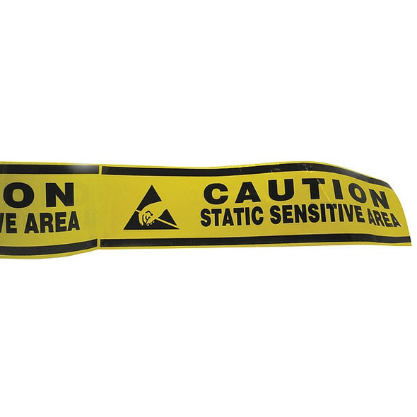 Manufacturer Varies Floor Tape,Black/Yellow,3 inx54 ft,Roll 20FV85