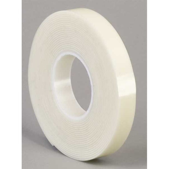 Double-Sided Foam Tape, 3/4 in W, 5 yd L, 1/16 in, Acrylic Foam, Double-Sided