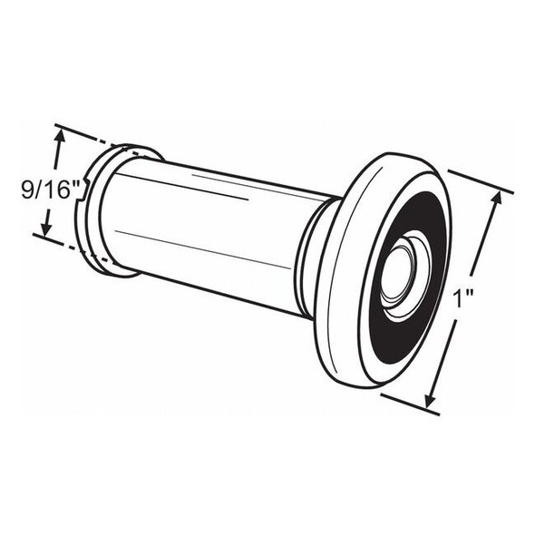 Manufacturer Varies Door Viewer,Polished,9/16" Hole Dia. 19-184