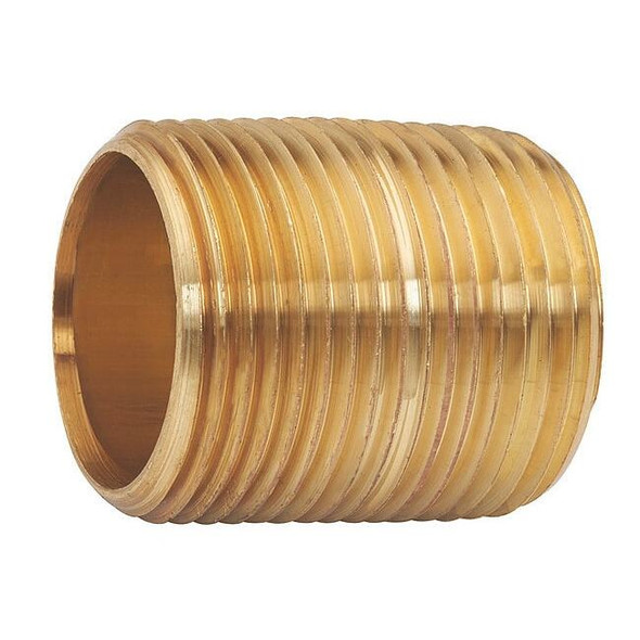 Manufacturer Varies 3" MNPT x 2-3/4" TBE Red Brass Pipe Nipple Sch 40 594-001