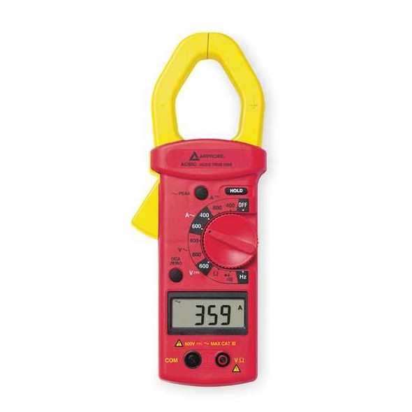 Amprobe Digital Clamp Meter,600A,4000 Ohms AC68C