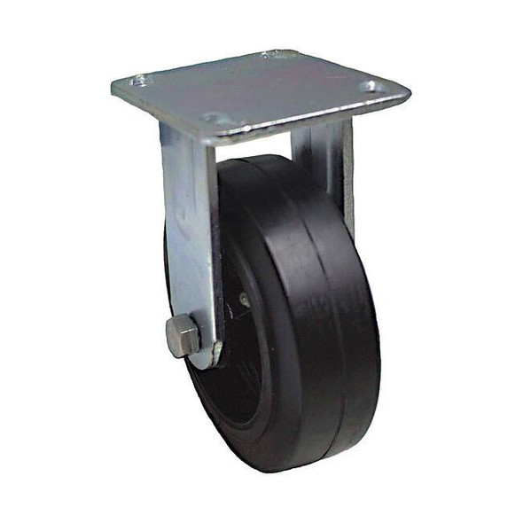 NSF-Listed Plate Caster,550 lb. Ld Rating,Roller