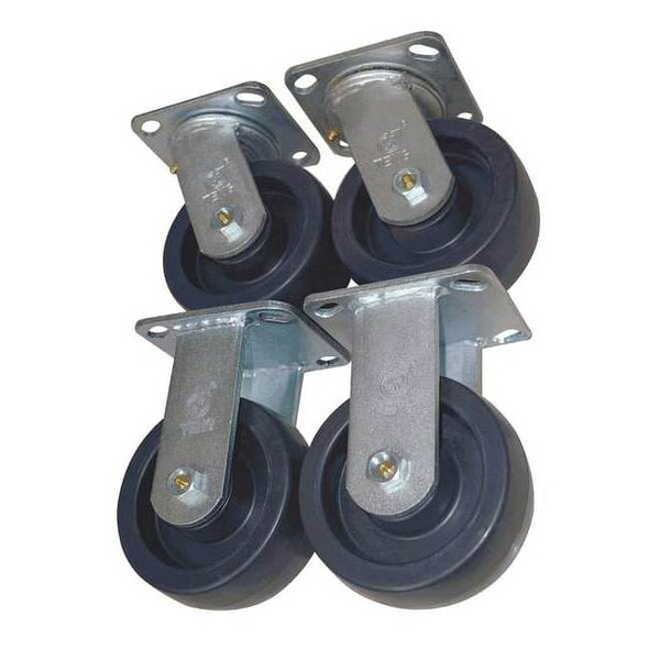 Manufacturer Varies Plate Caster,Rigid,Swivel,5 5/8"H 31AR68