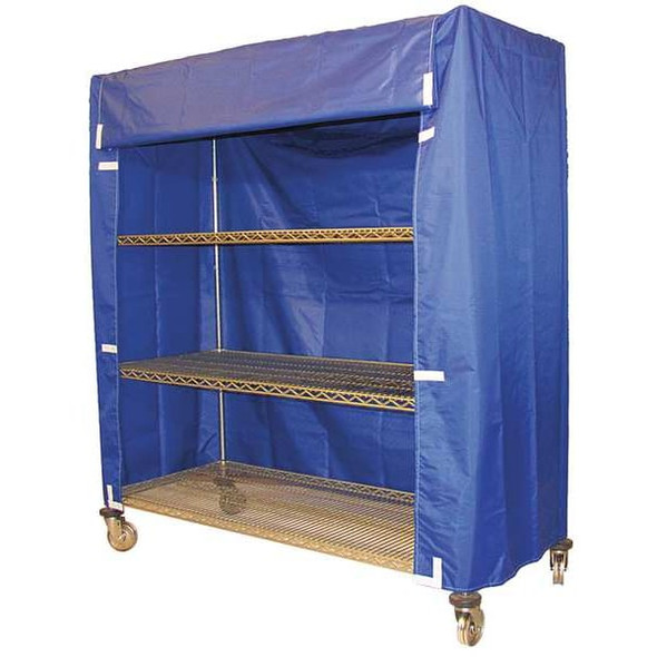 Manufacturer Varies Cart Cover, 48x24x62, Blue, Nylon 33Y360