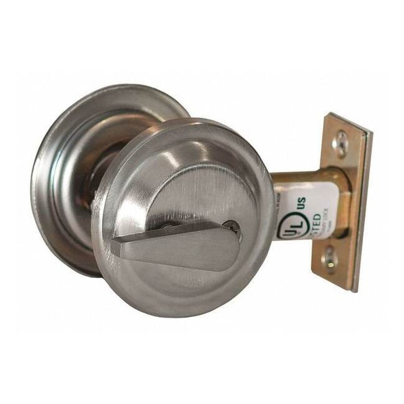 Best Deadbolt, Cylindrical, 2-3/4" Backset 8T30KLSTK626