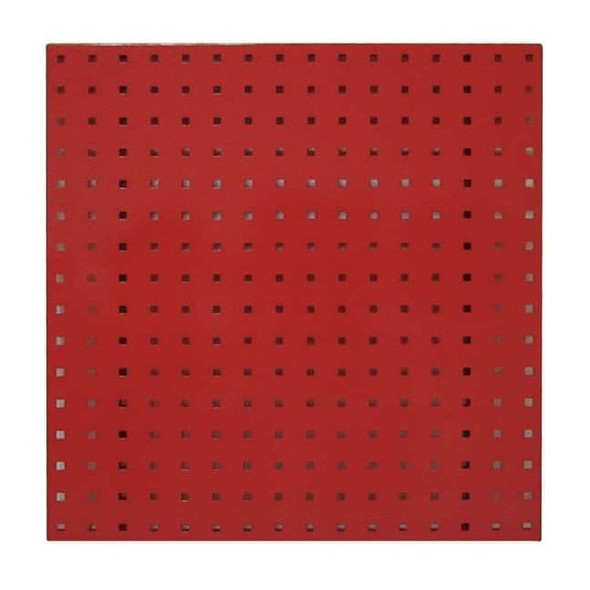 Manufacturer Varies Square Hole Pegboard,24x24,Red,PK2 5TPC0