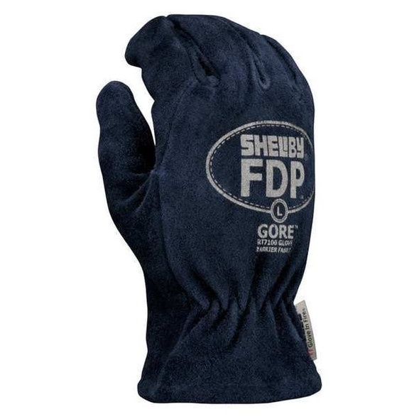 Shelby Firefighters Gloves,M,Blue,PR 5228
