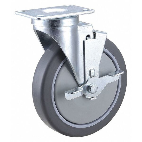 Manufacturer Varies Plate Caster,6" Wheel Dia,150 lb. 406P72