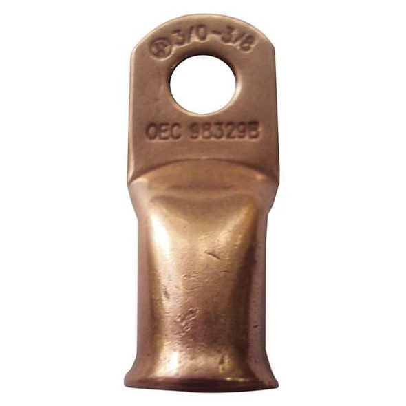 Westward Lug,2/0 ga.,3/8 In.,Crimp/Solder,PK25 23YZ30