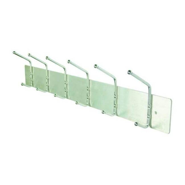 Manufacturer Varies Garment Hook Rack,36"W,Aluminum; Steel 45NG76