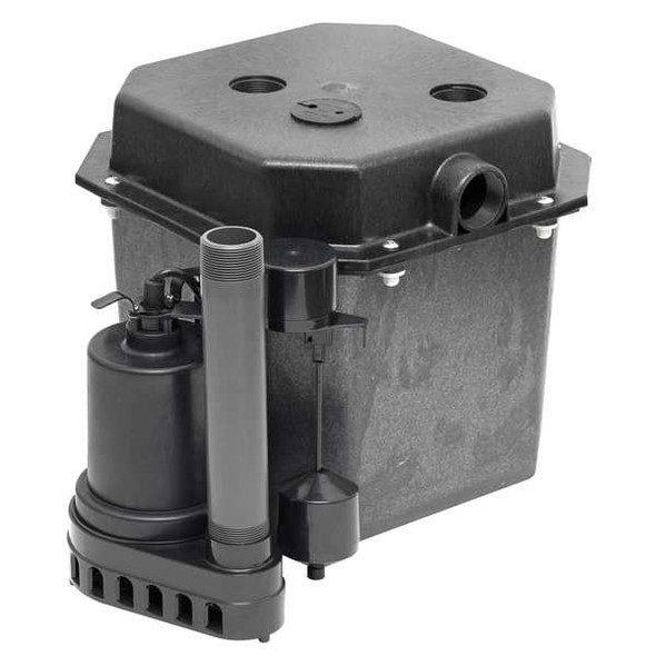 Dayton Sink Pump System,1/2 HP,Thermoplastic 12F741