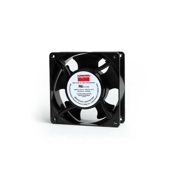Dayton Standard Square Axial Fan, 120V AC, Aluminum, 4 11/16 in W. 55VD29