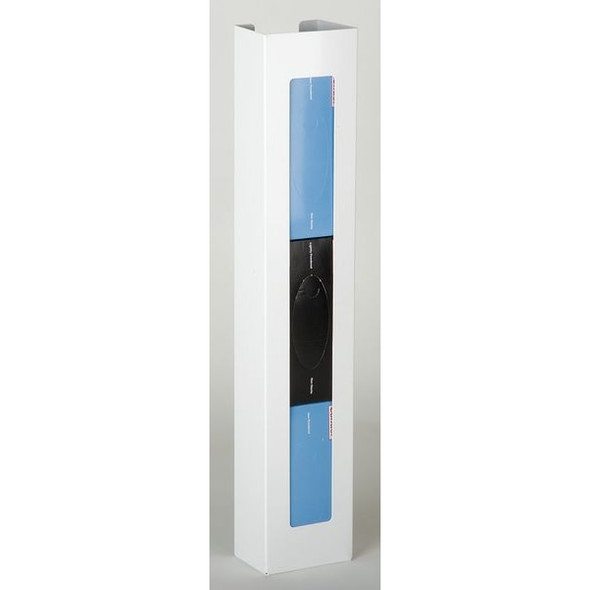 Manufacturer Varies Glove Dispenser, Steel, Holds (3) Boxes ,White ,30"H x '5-1/2"W x  3-3/4"D 6GKZ1