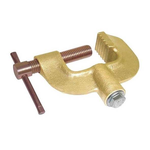 Manufacturer Varies Ground Clamp, 1/0 to 3/0 AWG, Brass 19N771
