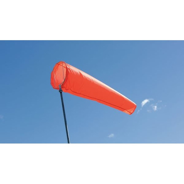 Manufacturer Varies Portable Windsock,Orange,13" 5YGF1
