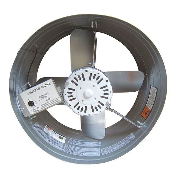 Dayton 1650 CFM Gable Mount Attic Fan, 120V 10W194