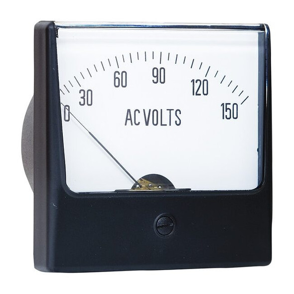 Manufacturer Varies Analog Panel Meter,AC Voltage,0-150 AC V 12G404
