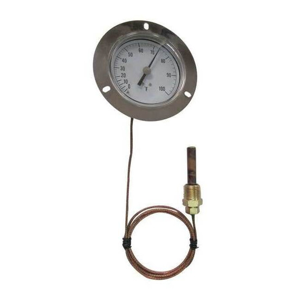 Manufacturer Varies Analog Panel Mt Thermometer,30 to 180F 12U616