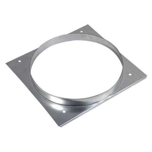 Dayton Round Duct Connector,8In,Galv Steel 6WZP3