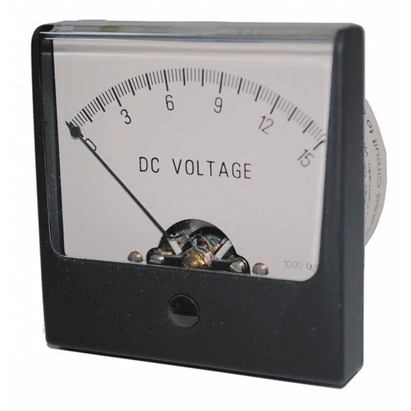 Manufacturer Varies Analog Panel Meter,AC Voltage,0-500 AC V 12G412