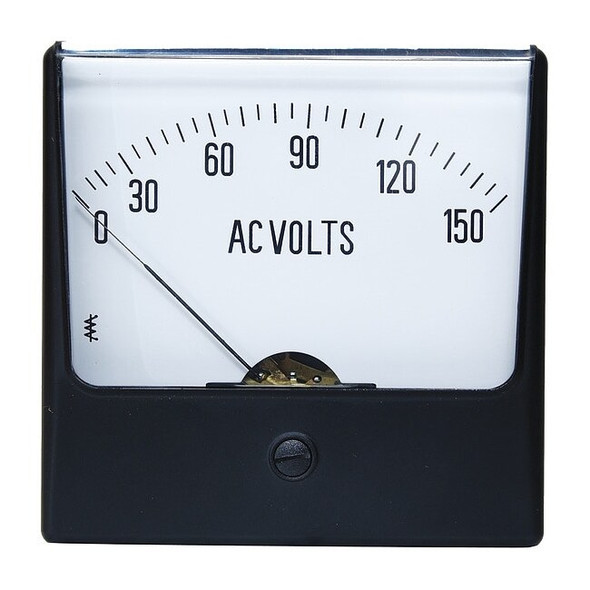 Manufacturer Varies Analog Panel Meter,AC Voltage,0-150 AC V 12G406