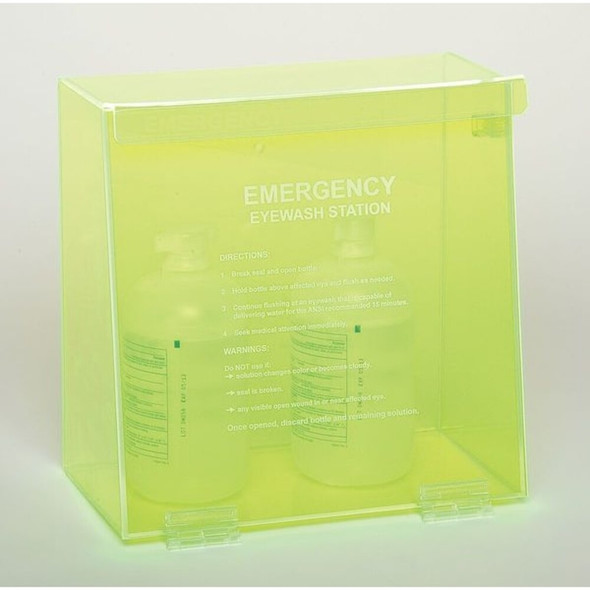 Manufacturer Varies Eyewash Station in Fluorescent Green 3PVL8