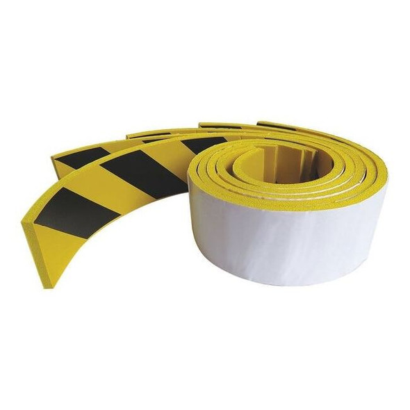 Manufacturer Varies 4 in. Adhesive Foam Strip in Yellow/Black, 5 PK 8CCA6