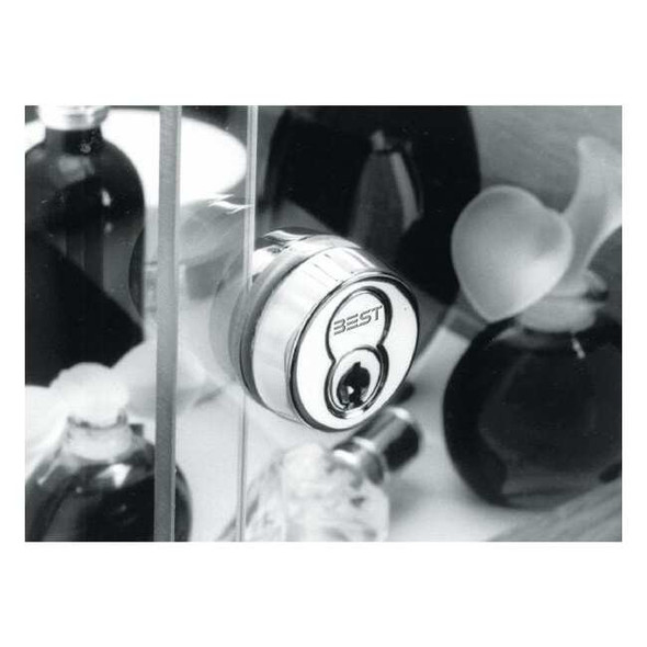 Best Sliding Door Cylinder,Satin Chrome 4S73626