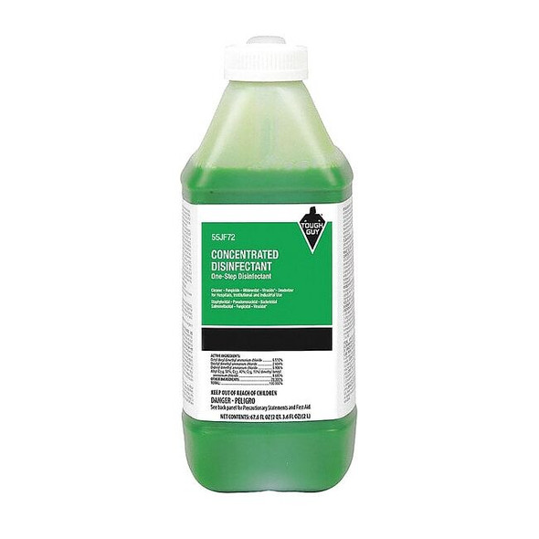 Manufacturer Varies Cleaner and Disinfectant, 0.5 gal. Bottle 55JF72