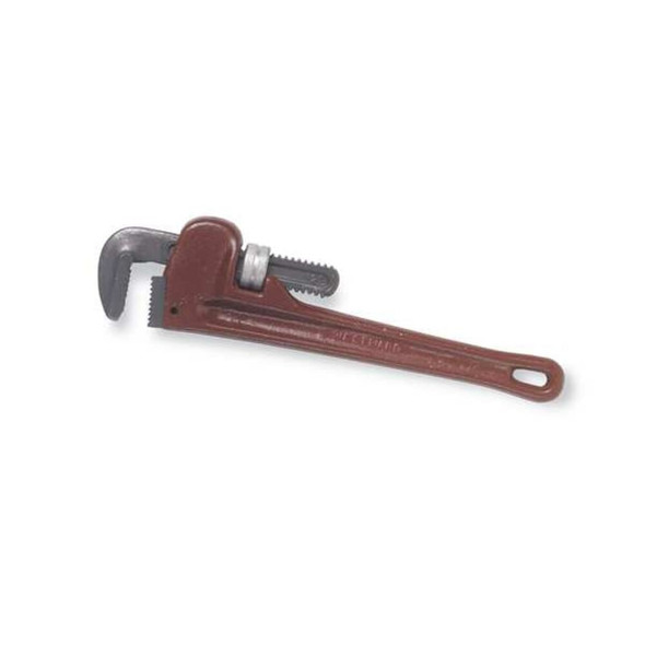 12 in, 18 in L 2 in, 2 1-2 in Cap. Cast Iron Straight Pipe Wrench Set, 2PC  4PL94