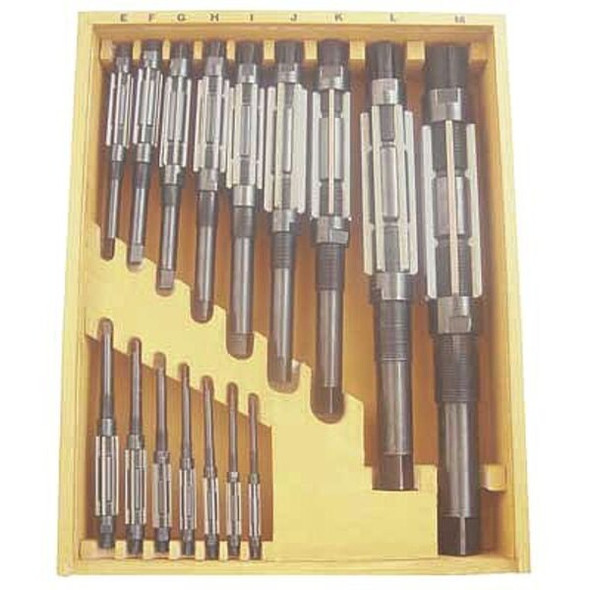 Manufacturer Varies Adjustable Hand Reamer Set,HSS,16 Pcs 4LGU5