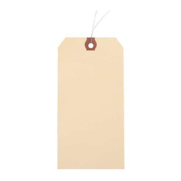 No. 5 Shipping Tags, 2-3/8 x 4-3/4 in, 13-Point Manila, Pack of 1,000