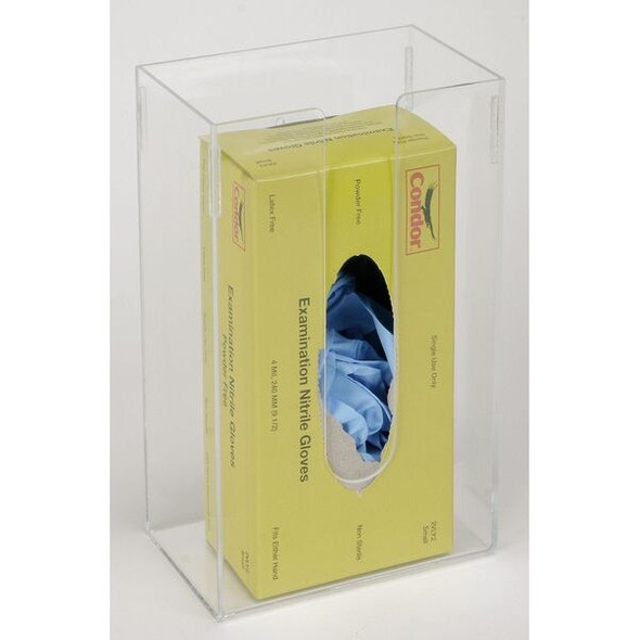 Glove Dispenser, PETG, Holds Boxed, Loose or Packaged Gloves ,Clear