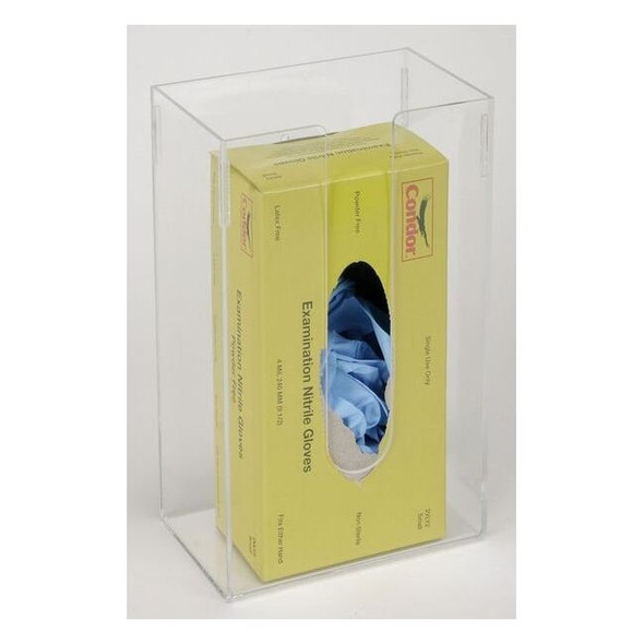Glove Dispenser, PETG, Holds Boxed, Loose or Packaged Gloves ,Clear