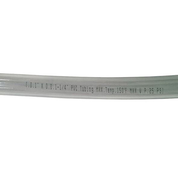 Manufacturer Varies Tubing,1 I.D.,100 ft.,Clear,Flexible 1PBK4